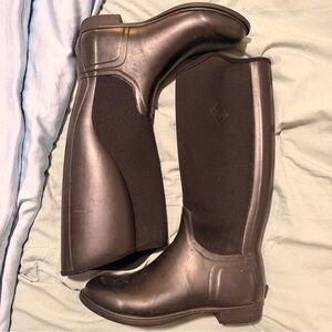 Black Knee-high Muck Boots